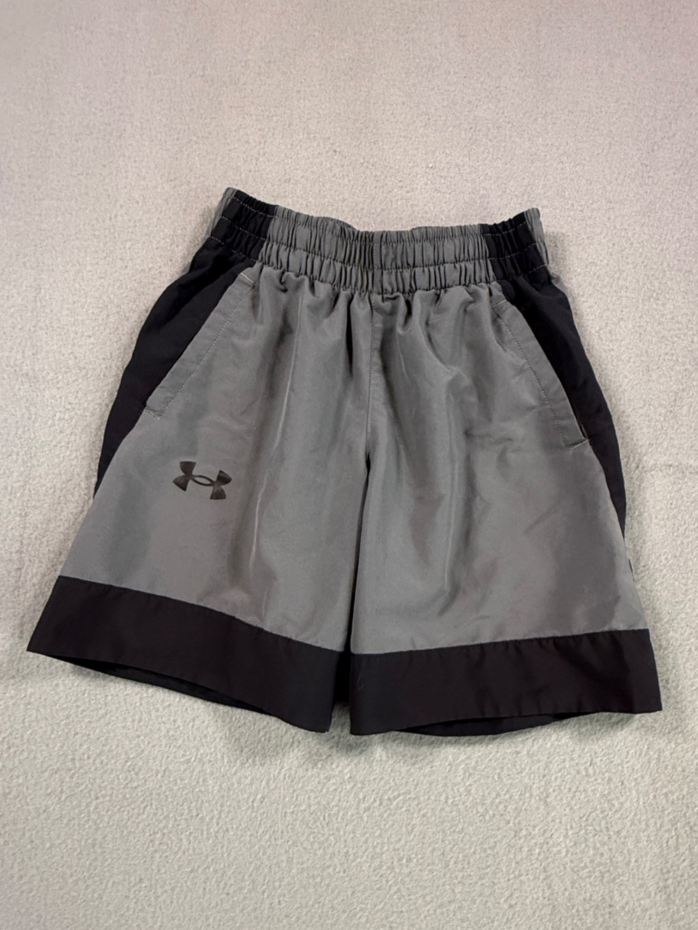 Under Armour Women's Gray and Black Performance Shorts
